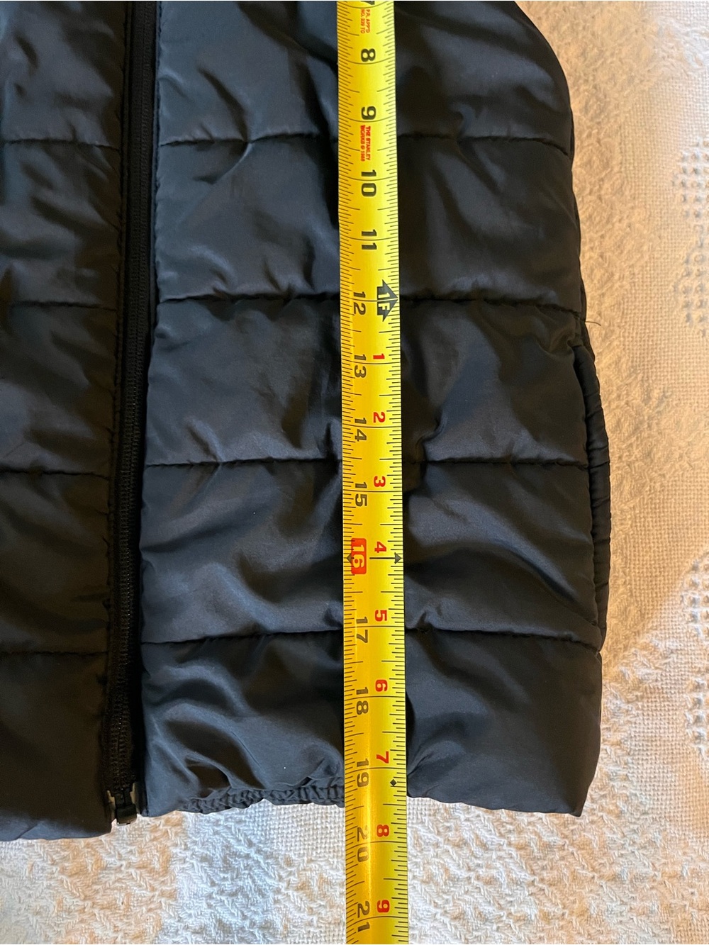 Puma Kids Black Puffer Vest with Red Logo for a Grown-up Look - Picture 5 of 7